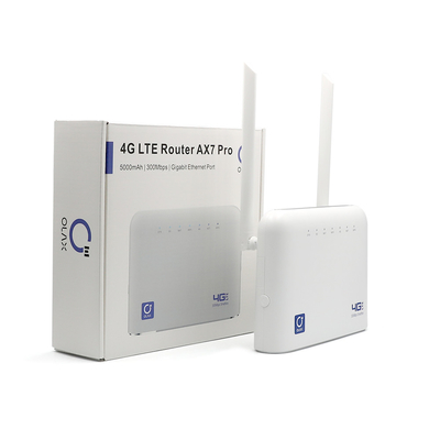 OLAX AX7 Pro CPE Router Wifi 4g Modem Lte z gniazdem karty SIM Bateria 5000 mAh