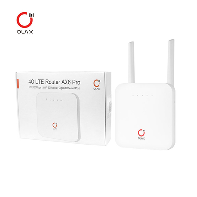 Zewnętrzny router modemowy 4g Lte Cpe Cat4 Olax AX6 Pro ROHS CE