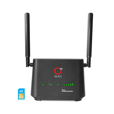 LTE CAT4 Odblokuj bezprzewodowy router WiFi 4g 2000mah 300mbps 4 LAN do aparatu bezpieczeństwa