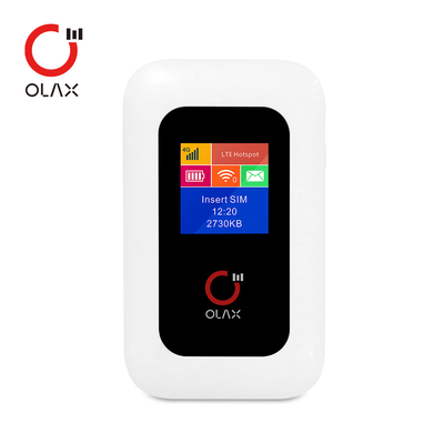 OLAX MF980L Mini przenośny przenośny kieszonkowy router Wifi 4G Hotspot 150 Mb / s Wyświetlacz LCD dla Azji