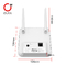 Biały router bezprzewodowy OLAX AX6 PRO 4g CPE 4000mah Zasilacz 12V DC