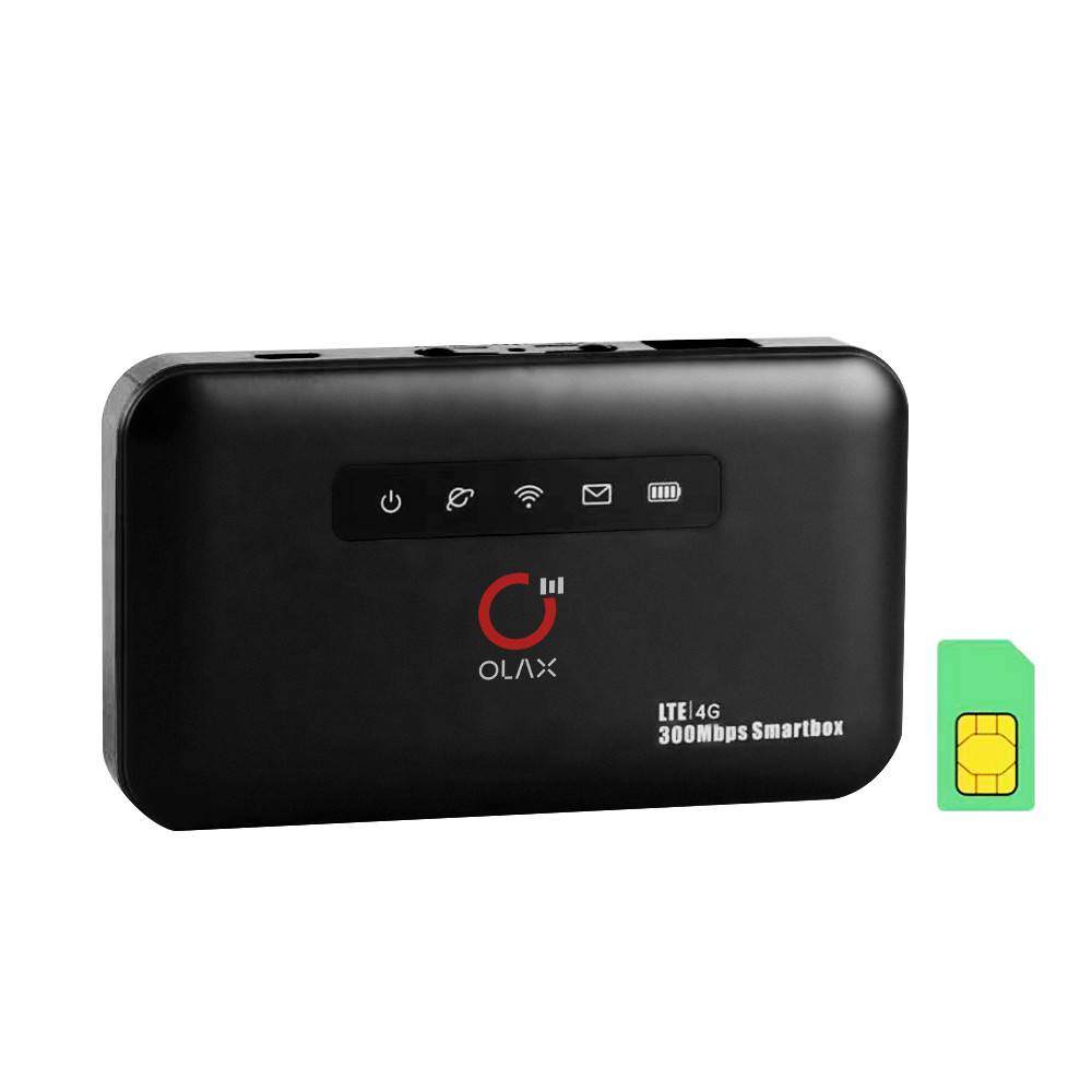 OLAX MF6875 Przenośny router Wifi 4g Router mobilny 300 Mb / s ...